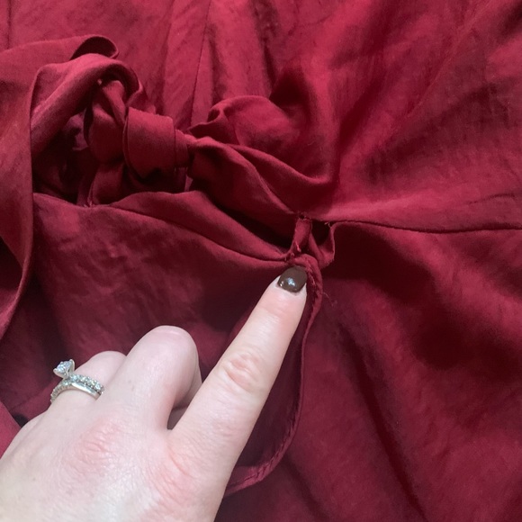 Express Long Sleeved Wrap Dress - Picture 4 of 6